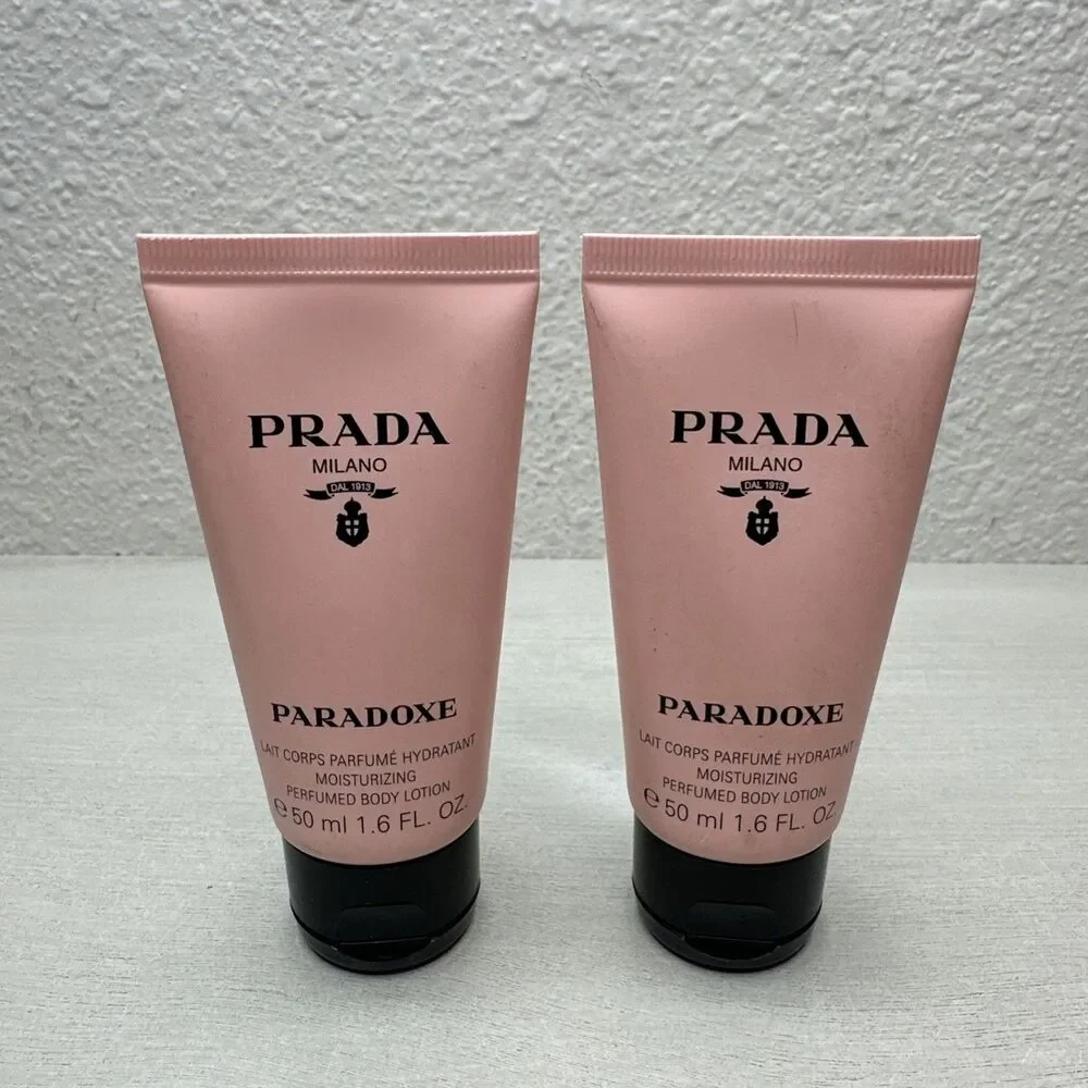 PARADOXE By PRADA Moisturizing Perfumed Body Lotion 1.6oz / 50ml NEW 2 Pieces